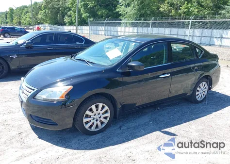 2015 Nissan Sentra S из США, поврежденный, VIN 3N1AB7APXFY302741